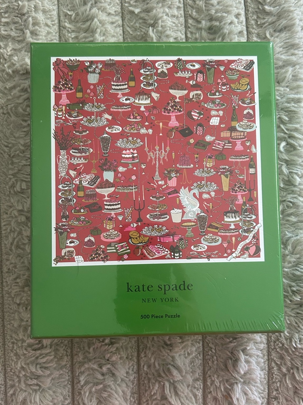 NWT Kate Spade Party Table 500 Piece Puzzle Holiday Sealed